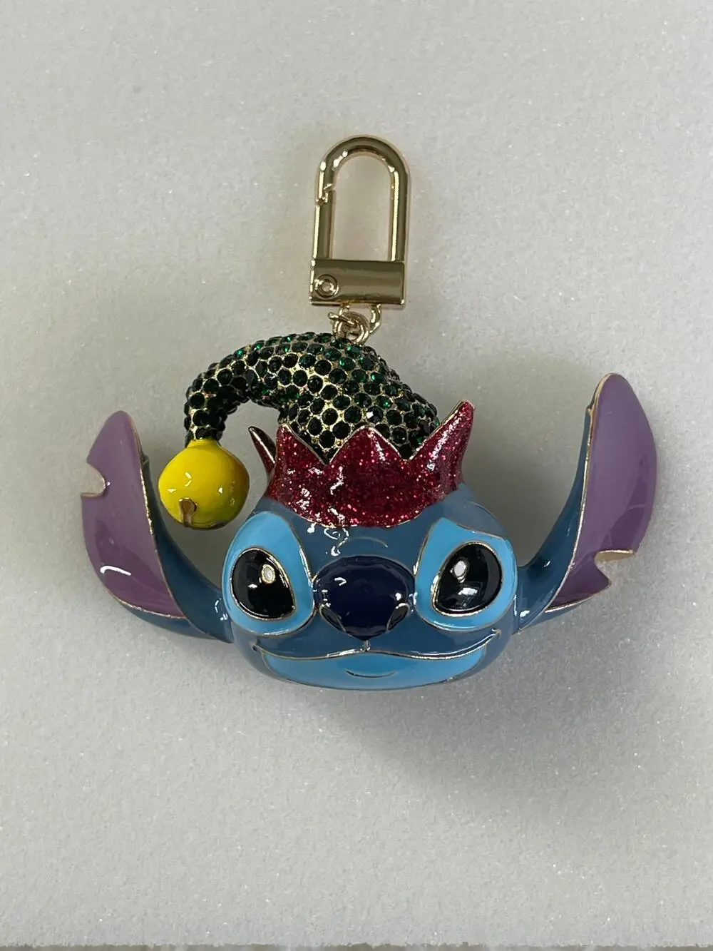 Disney BaubleBar Stitch BaubleBar Christmas Bag Charm Beaded Keychain Holiday